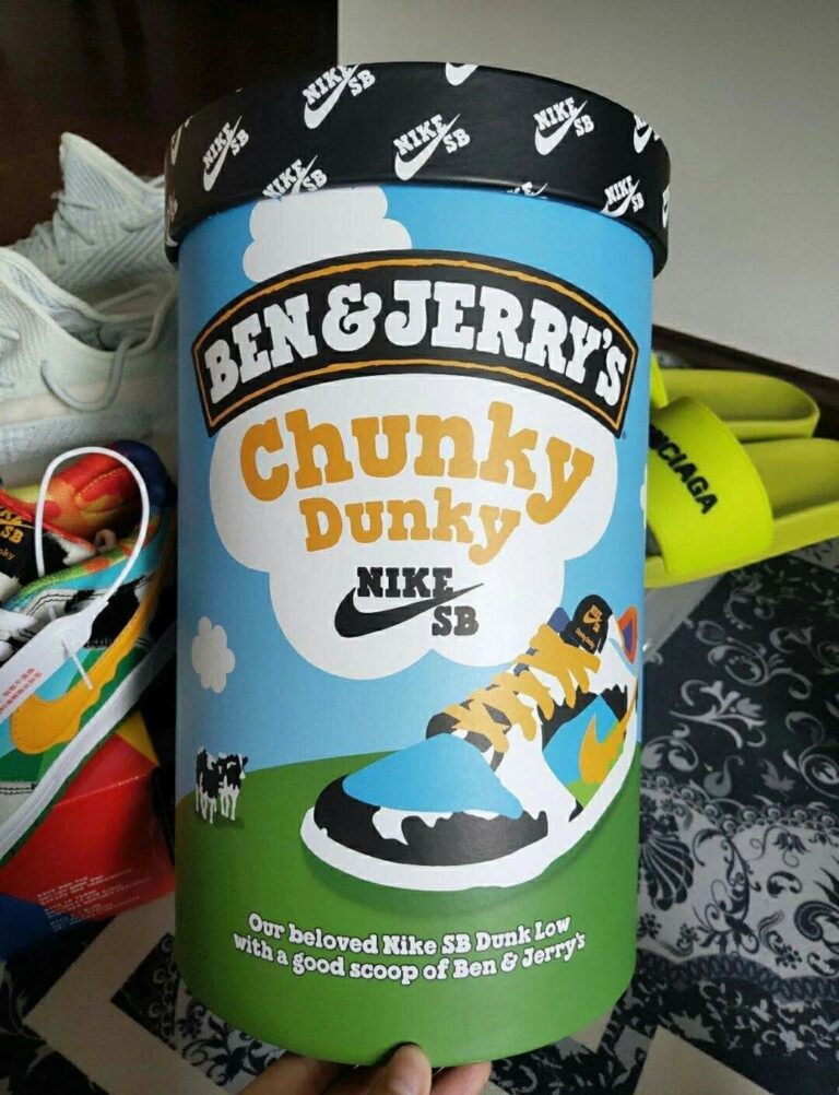 Ben & Jerry’s x Dunk Low SB ‘Chunky Dunky’ Special Ice Cream Box photo review