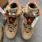 Jordan 6 Retro Travis Scott British Khaki photo review