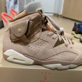 Jordan 6 Retro Travis Scott British Khaki photo review