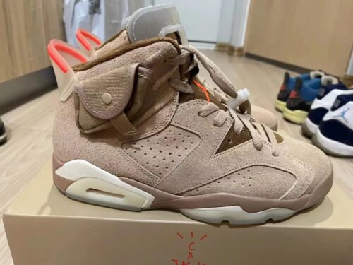 Jordan 6 Retro Travis Scott British Khaki photo review